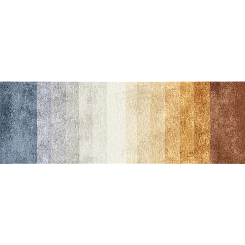 Einzigartiger mehrfarbiger modernistischer Teppich aus Polyester mit Ombre-Muster, waschbarer, haustierfreundlicher, rutsc...