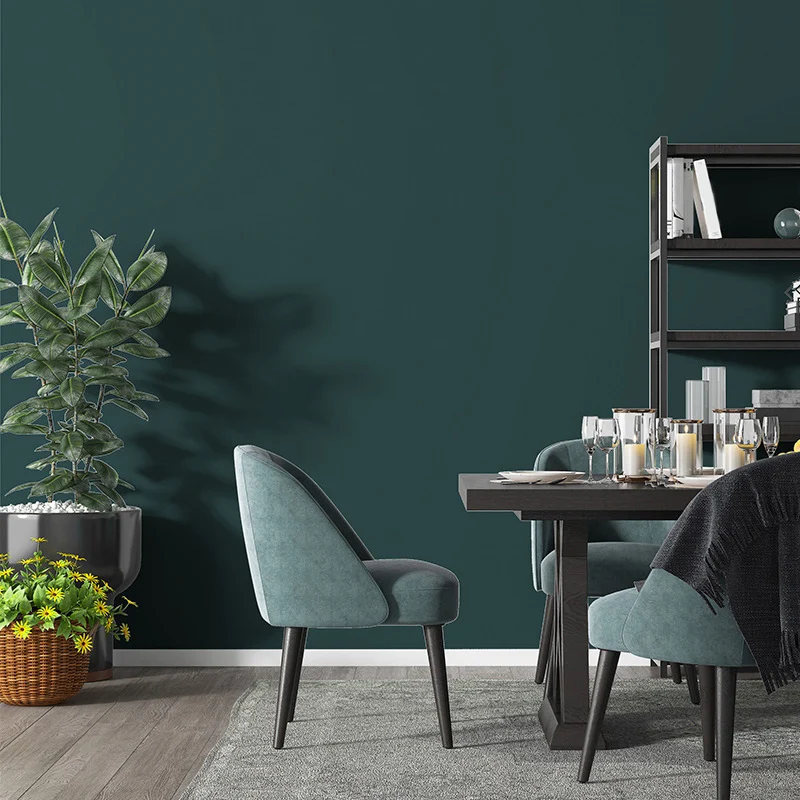 Feste Tapetenrolle, schmutzabweisend, Minimalismus-Wanddekoration für Esszimmer, 54,2 Quadratfuß Clearhalo
