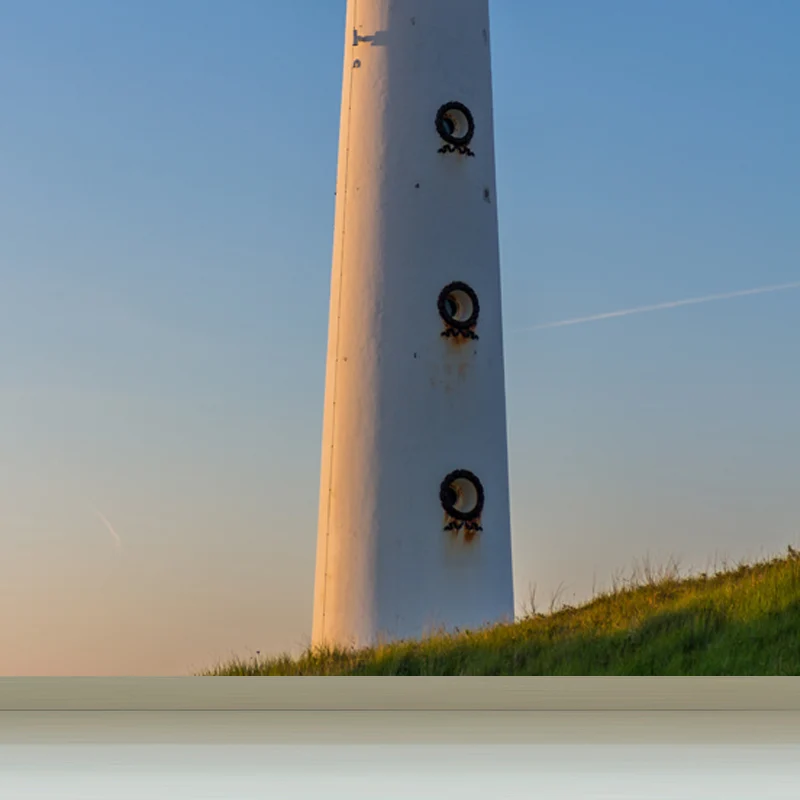 Ganze Leuchtturm-Szenen-Wandtapete für Wanddekoration, Küsten-Mädchenzimmer-Wandkunst Clearhalo