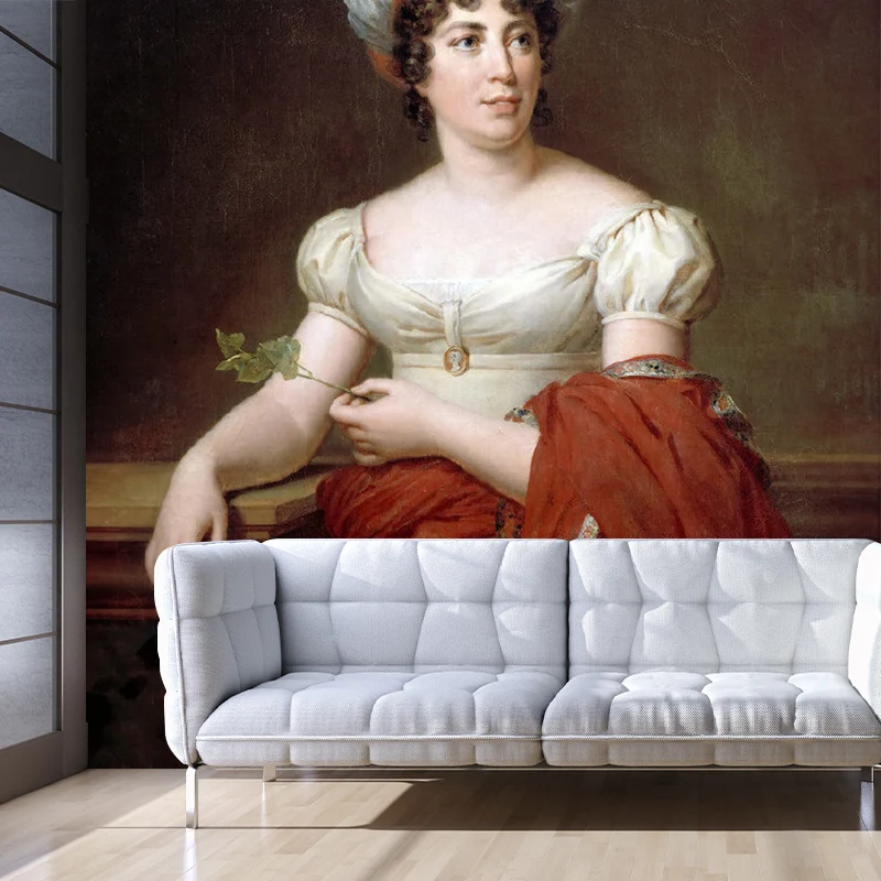 Glamouröse Dame-Wandkunst für Gästezimmer, nostalgische Wandtapete, individuelle Größe erhältlich Clearhalo