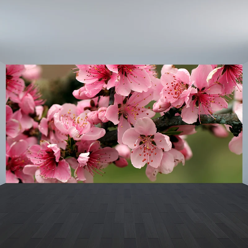 Hausdekor Blumenwandaufkleber Maßgeschneiderte zeitgenössische Wandverkleidung für Badezimmer Clearhalo