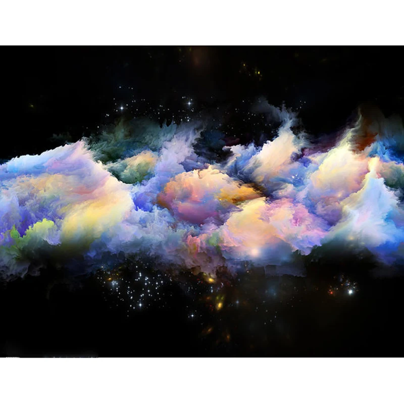 Himmelsszenen-Wandbild, zeitgenössische dekorative Esszimmer-Wanddekoration, personalisierbar Clearhalo