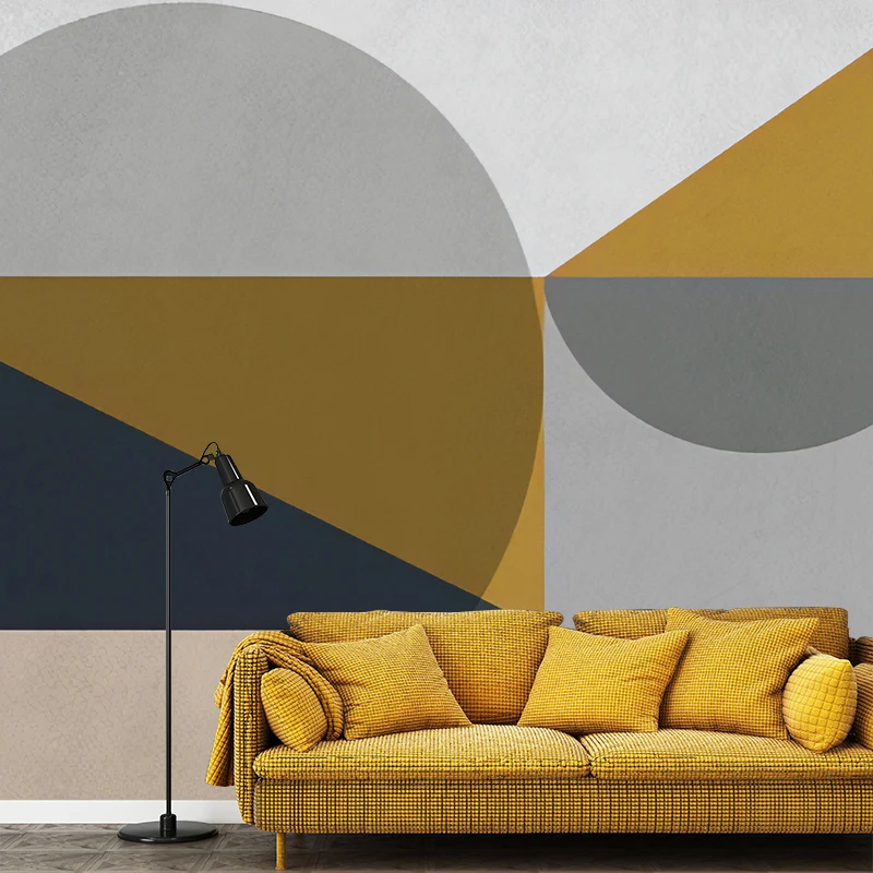 Illustrations-Geometrien-Wandbild, extra große Wandkunst für Akzentwände, individuell bedruckt Clearhalo