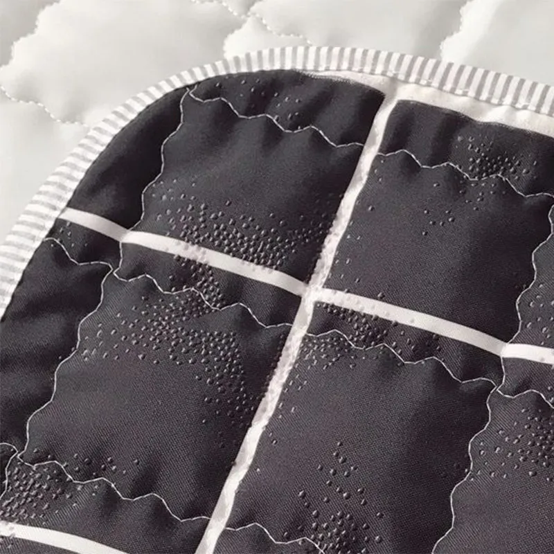 Mehrfarbiger Teppich mit Tiermuster, Polyester-Kinderteppich, maschinenwaschbar, rutschfeste Rückseite, schmutzabweisender...