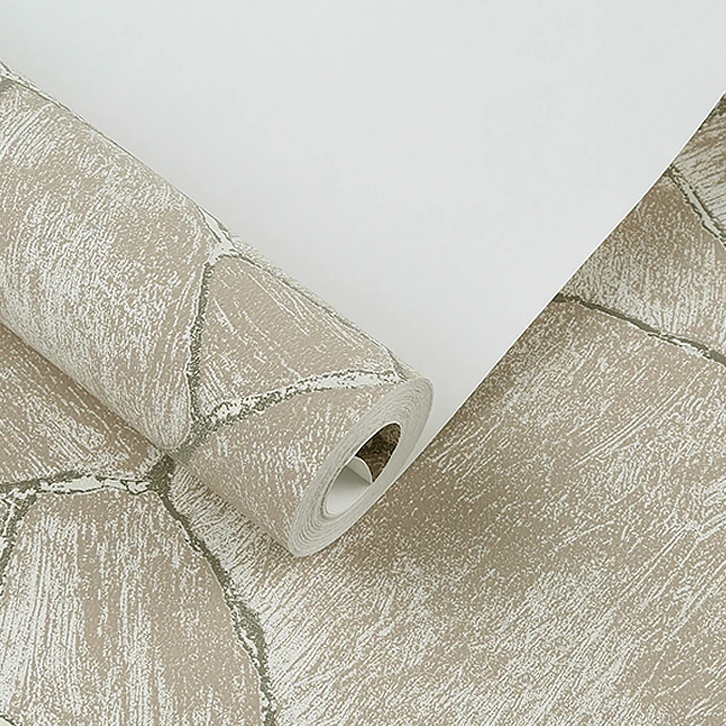 Moderne Crackle-Tapete, Vliesstoff, ungeklebt, dunkle Farbe, Wanddekoration für Wohnzimmer Clearhalo