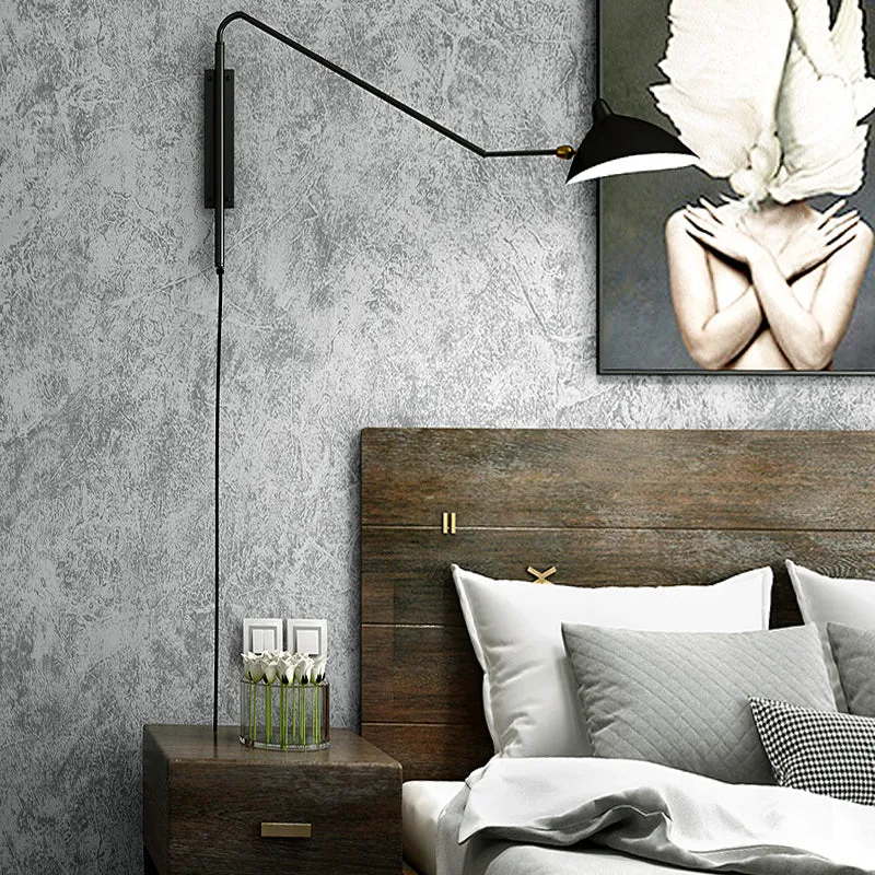 Nicht verklebte Tapete mit Nordic-Zementeffekt, 33' x 20,5" Clearhalo