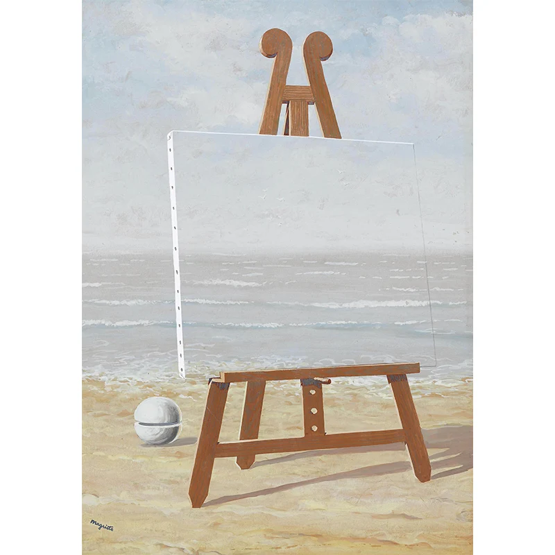 Surrealer Wandaufkleber „ Fair Captive“ grau-gelber Wohnzimmer-Wandverkleidung, individuell bedruckt Clearhalo