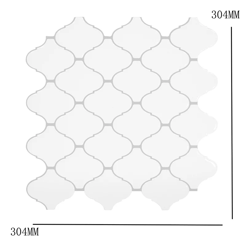 Tapeten mit beigem Quatrefoil-Muster, geometrische, moderne Wandkunst zum Abziehen und Aufkleben für Zuhause Clearhalo