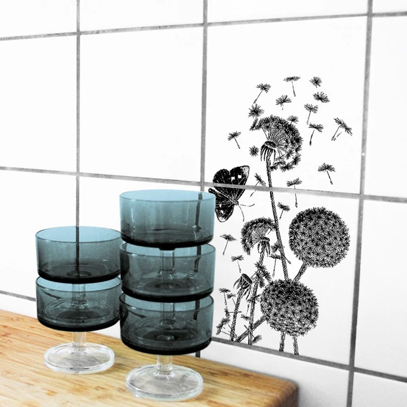 Tapeten mit Tier- und Pflanzenmotiven, graue PVC-Wandverkleidung, abziehen und aufkleben, 8 Fuß L x 8 Zoll B Clearhalo