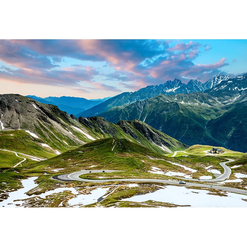 Wandbild „Berg mit Wolkenblick“, moderne, waschbare Wandverkleidung für Familienzimmer, individueller Druck Clearhalo