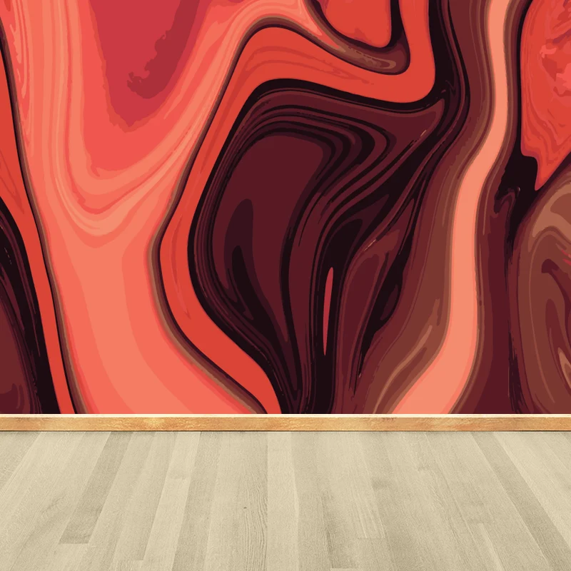 Wandbild mit abstraktem Wasserdruck, moderner Wandkunst aus Vliesstoff hellen Farben Clearhalo