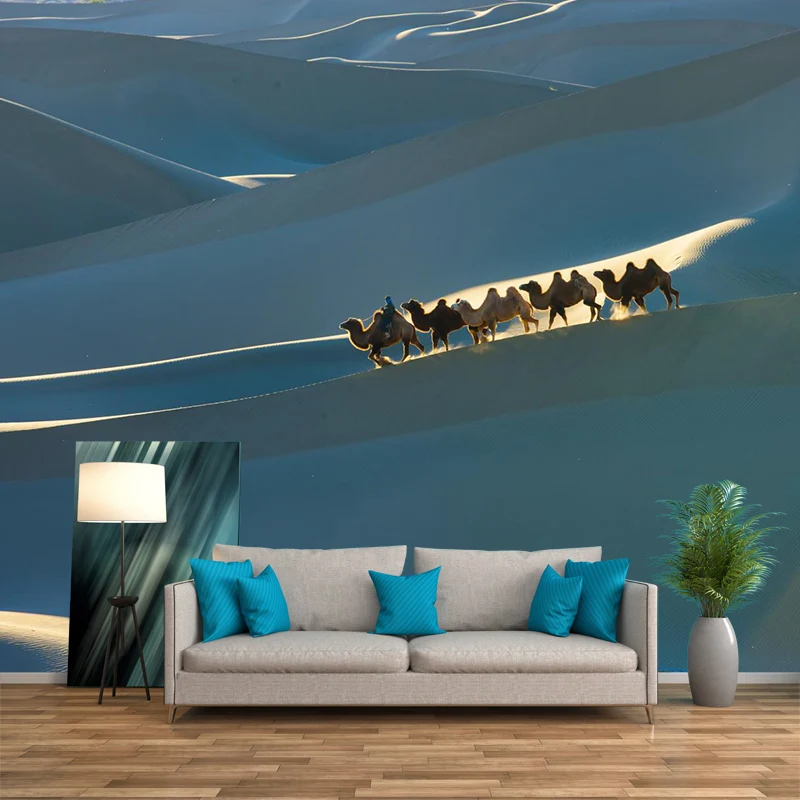 Wandtapete „Big Desert Camel“, feuchtigkeitsbeständig, moderne Wandverkleidung für Schlafzimmer Clearhalo
