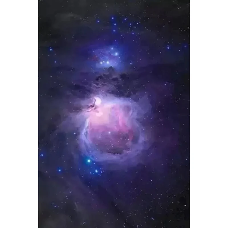 Wandtapete „Planet“ voller Größe Lila, Wandkunst aus Vliesstoff für die Inneneinrichtung, maßgeschneidert Clearhalo