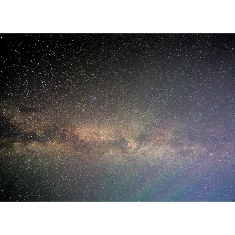 Wandtattoo „Ganze Galaxie“, moderne, faszinierende Nachthimmel-Wandverkleidung Lila-Gelb Clearhalo