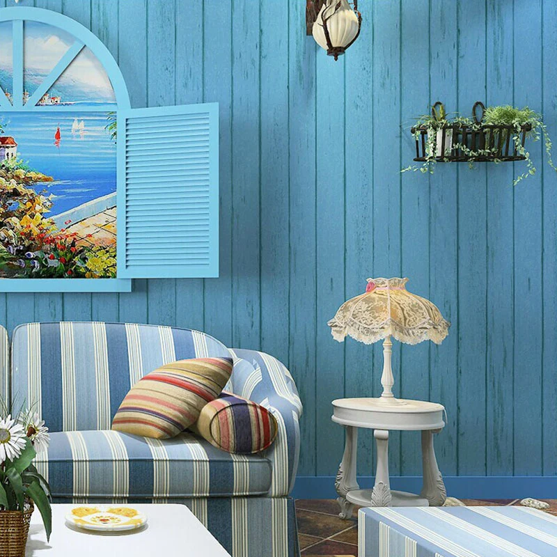 Wandverkleidung im Retro-Holz-Look für das Wohnzimmer, 20,5" B x 31' L Tapetenrolle natürlicher Farbe Clearhalo