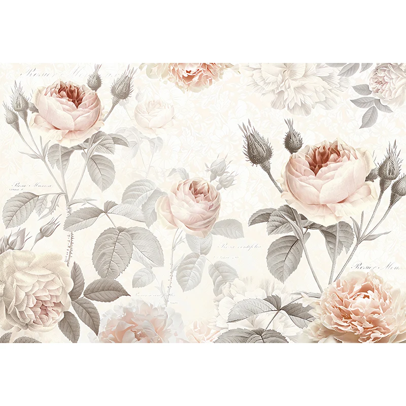 Wasserfestes, modernes Wandbild mit eleganten Rosen personalisierter Größe für Akzentwände Clearhalo