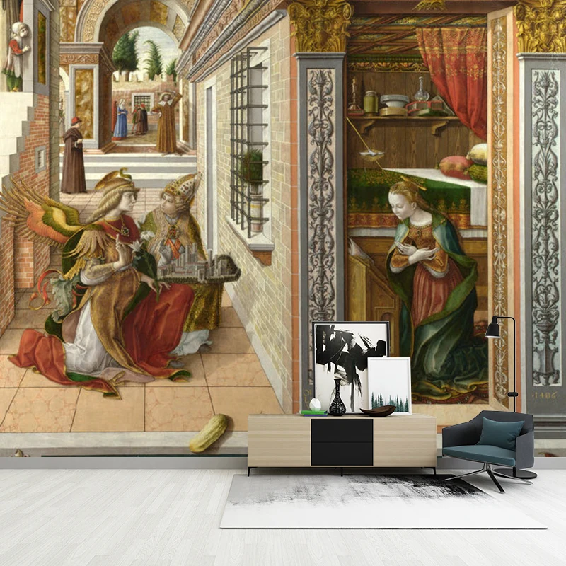 Whole European Construction Wandverkleidung für das Wohnzimmer-Himmelwandbild Braun, feuchtigkeitsbeständig Clearhalo