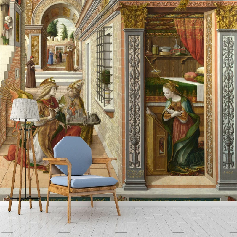 Whole European Construction Wandverkleidung für das Wohnzimmer-Himmelwandbild Braun, feuchtigkeitsbeständig Clearhalo