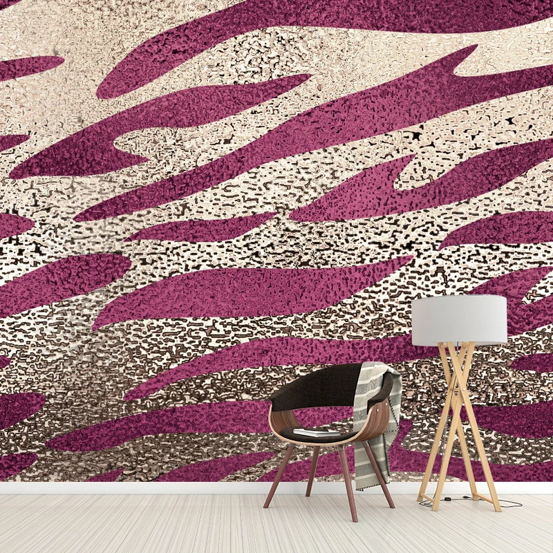 Zeitgenössisches Folien-Wandbild für Ihr Zuhause, personalisierte Wandverkleidung leuchtenden Farben Clearhalo
