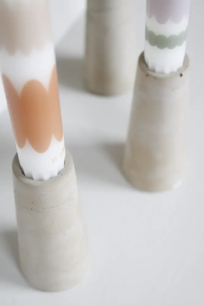 Concrete Candle Holder – Minimalistischer Kerzenständer aus Beton von Rustik Lys