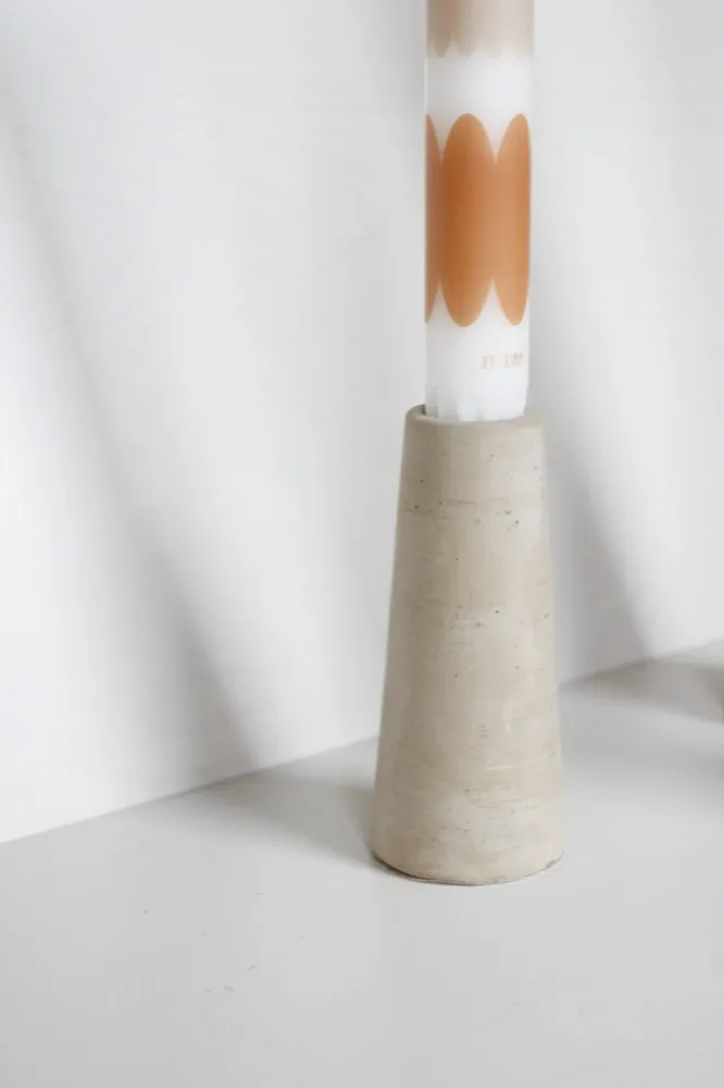 Concrete Candle Holder – Minimalistischer Kerzenständer aus Beton von Rustik Lys