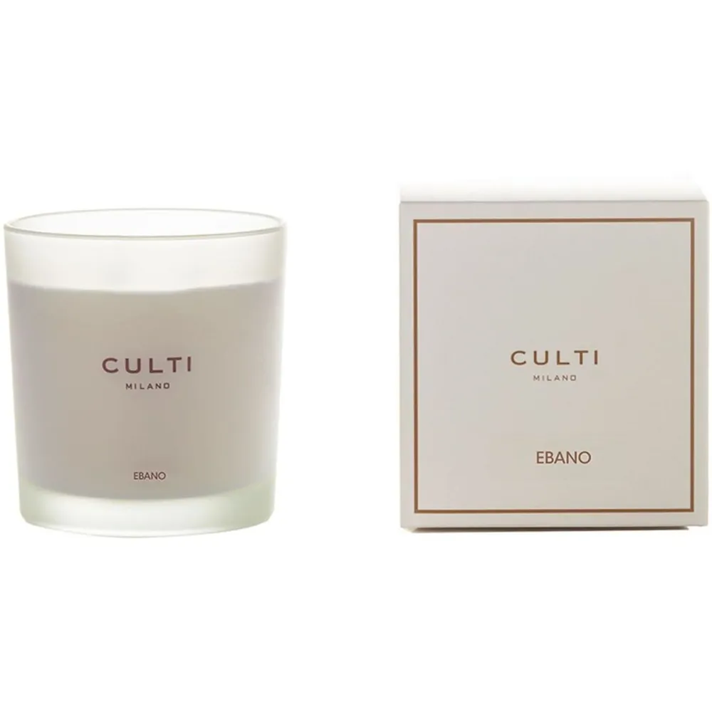CULTI Ebano White Vase Candle Duftkerze