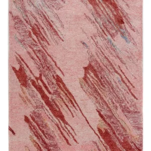 Designer Teppich 140 x 70 cm - rot