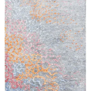 Designer Teppich 200 x 140 cm - hellblau