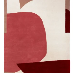 Designer Teppich - 200 x 140 cm - rosa