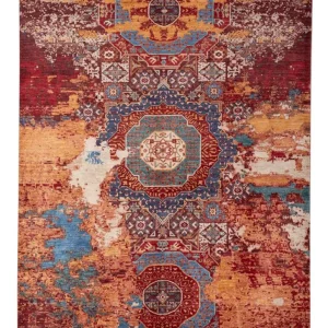 Designer Teppich - 233 x 172 cm - mehrfarbig