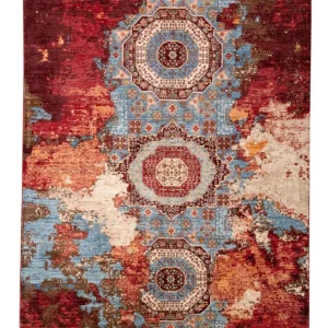 Designer Teppich - 237 x 175 cm - mehrfarbig