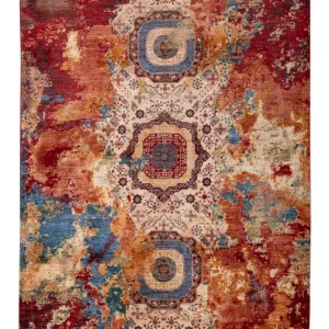 Designer Teppich - 238 x 173 cm - mehrfarbig
