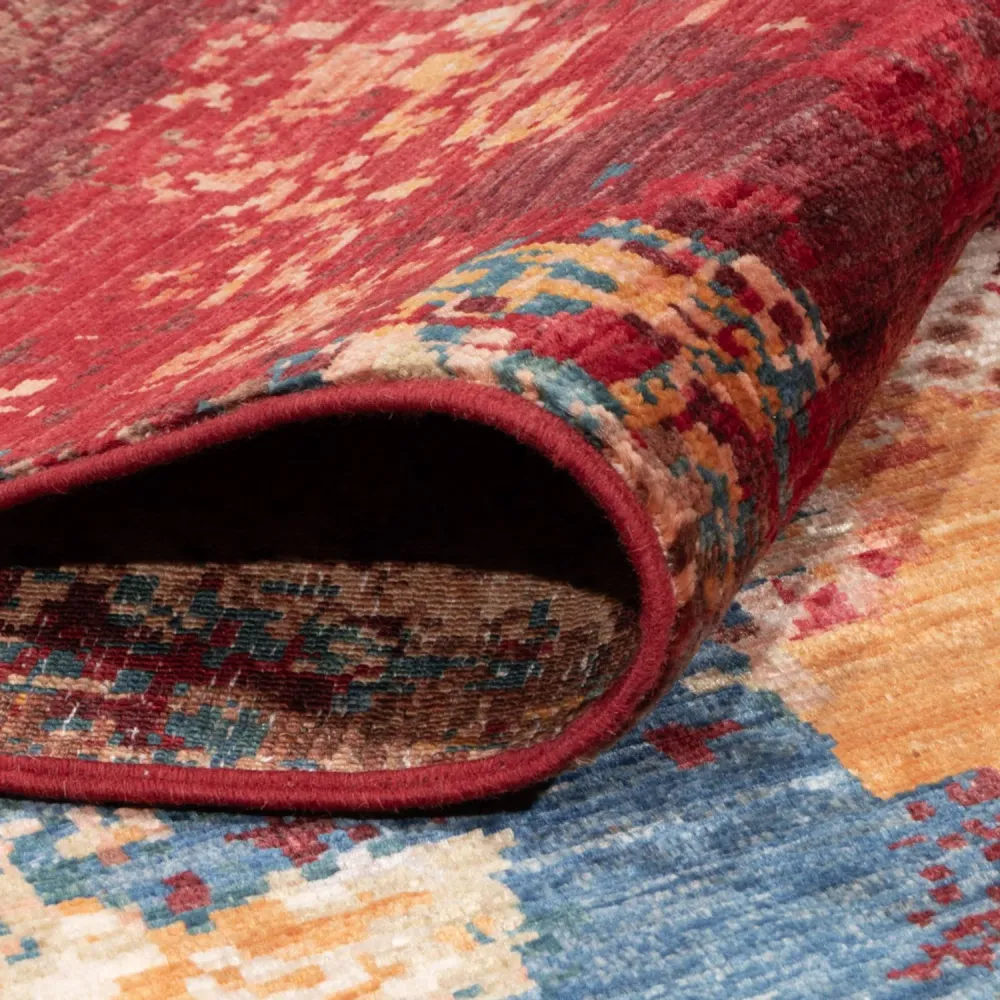 Designer Teppich - 238 x 173 cm - mehrfarbig