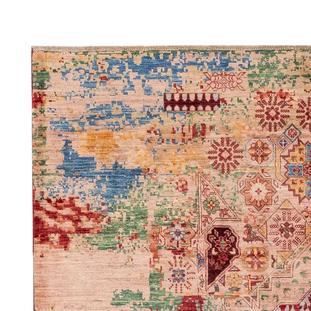 Designer Teppich - 239 x 175 cm - mehrfarbig