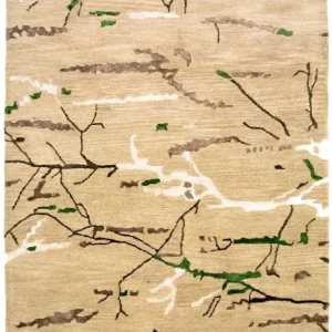 Designer Teppich 241 x 152 cm Wohnzimmer Teppich