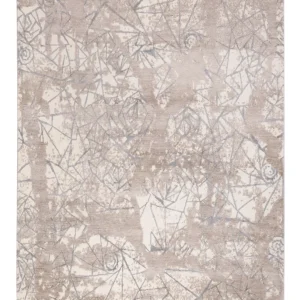 Designer Teppich - 245 x 175 cm - hellgrau