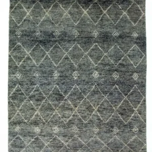 Designer Teppich 251 x 153 cm - grau