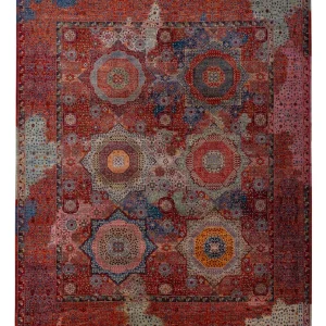 Designer Teppich - 292 x 249 cm - mehrfarbig