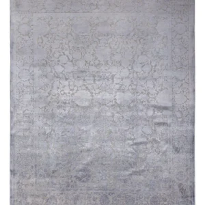Designer Teppich - 294 x 246 cm - silber