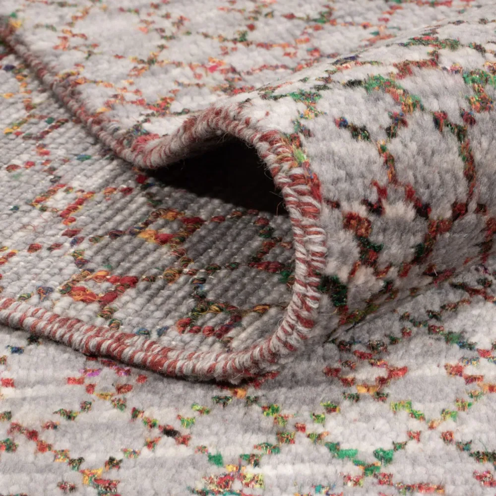 Designer Teppich - 297 x 250 cm - dunkelblau