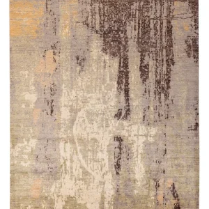 Designer Teppich - 300 x 209 cm - silber