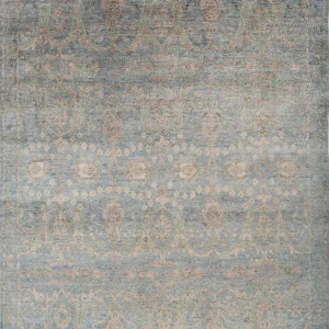 Designer Teppich - 300 x 240 cm - blau