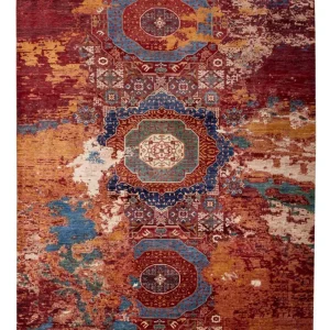 Designer Teppich - 305 x 245 cm - mehrfarbig