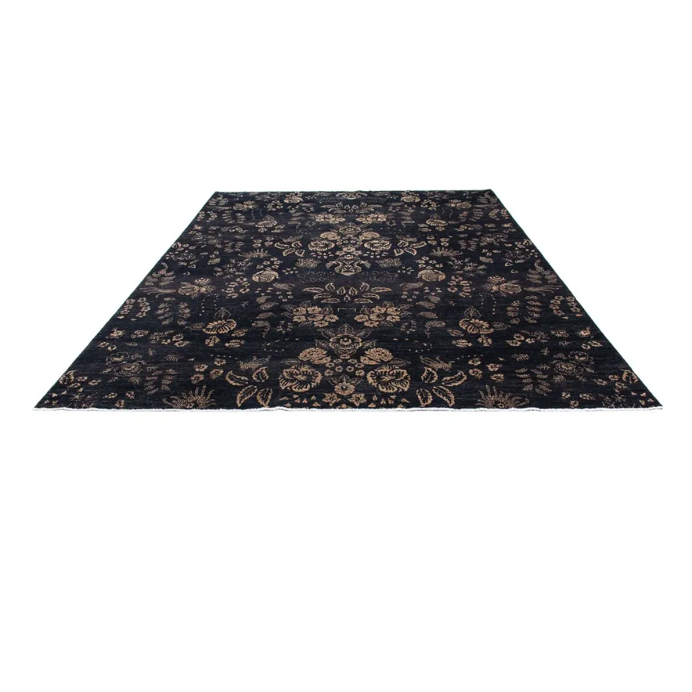 Designer Teppich 308 x 248 cm - dunkelblau