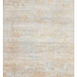 Designer Teppich - 309 x 241 cm - silber
