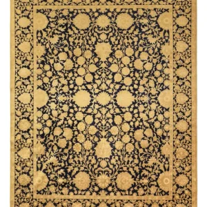 Designer Teppich - 314 x 242 cm - gold