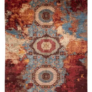 Designer Teppich - 386 x 294 cm - mehrfarbig
