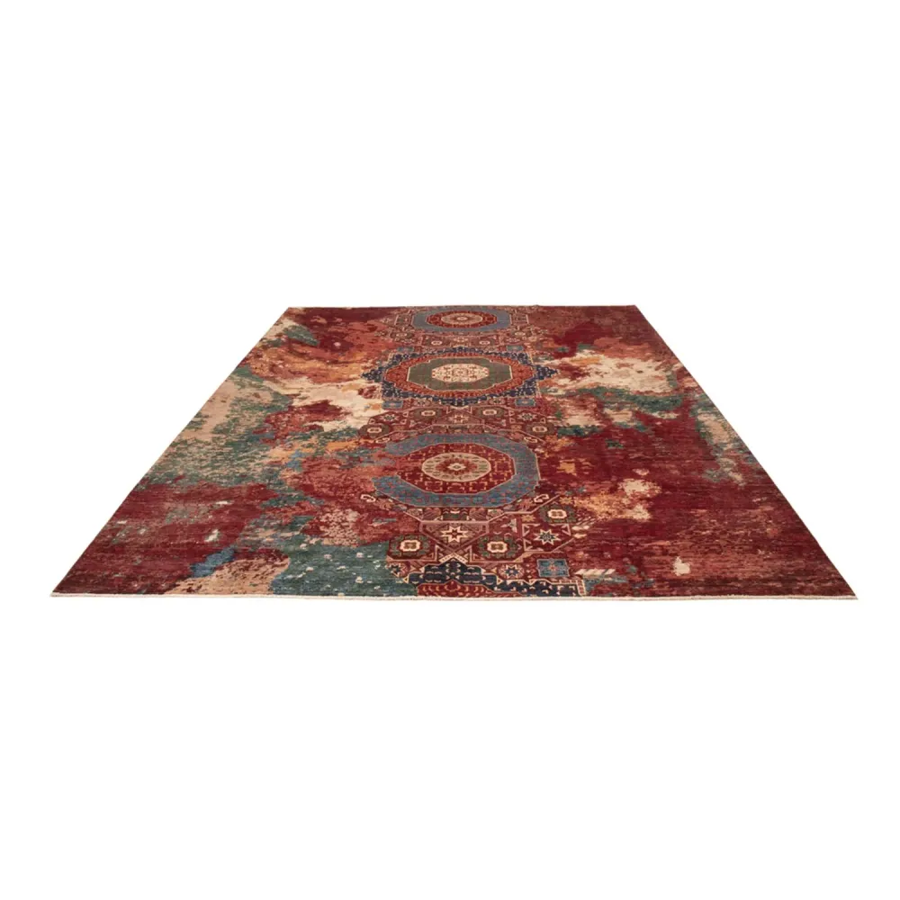 Designer Teppich - 391 x 306 cm - mehrfarbig