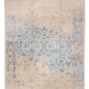 Designer Teppich - 456 x 337 cm - hellblau