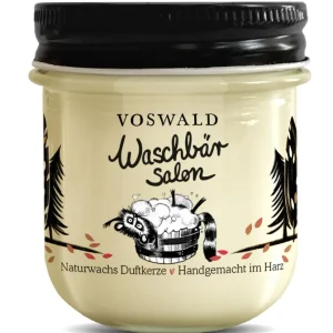 Duftkerze Waschbär-Salon